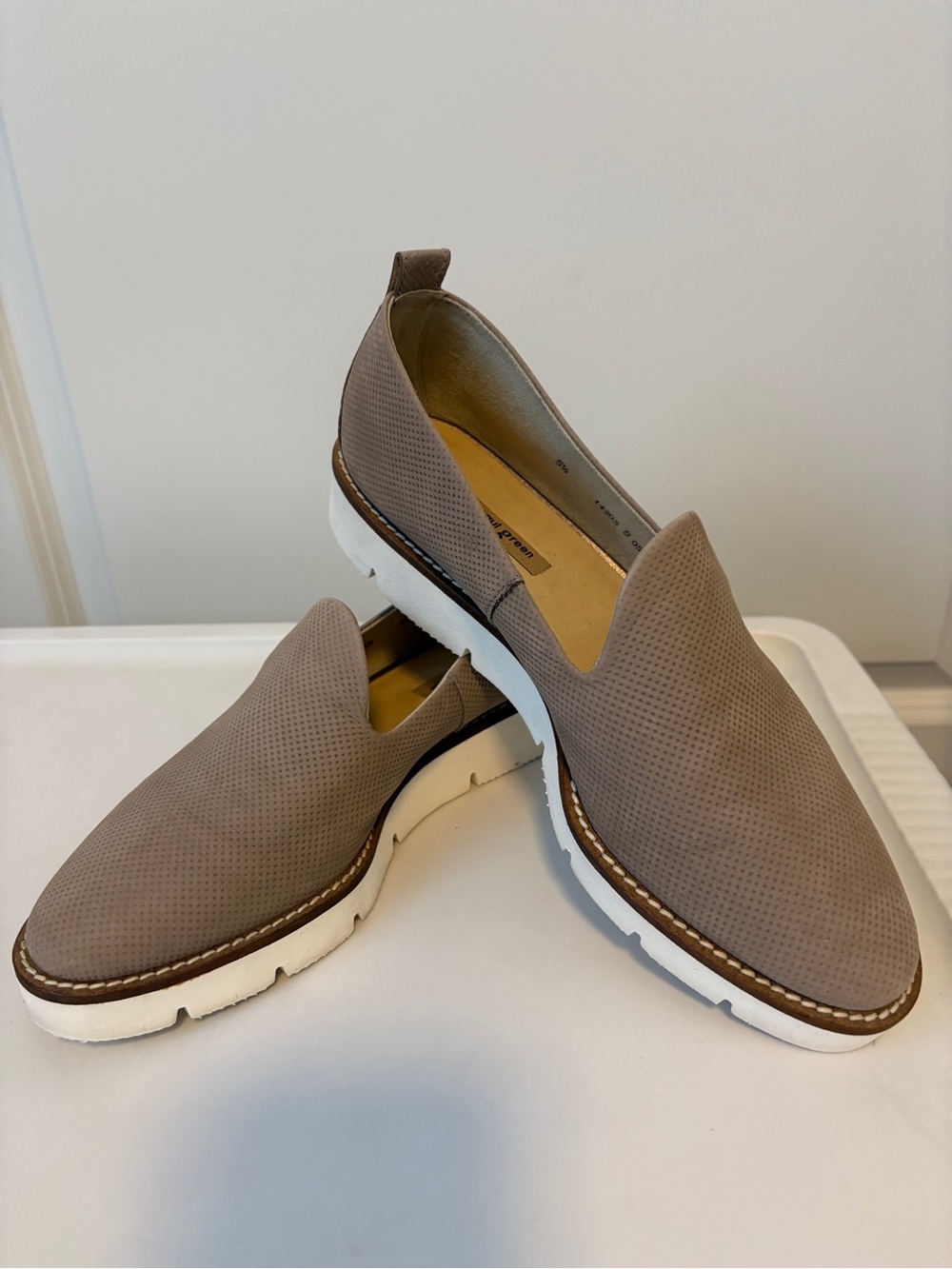Paul Green Taupe Loafers size 8.5